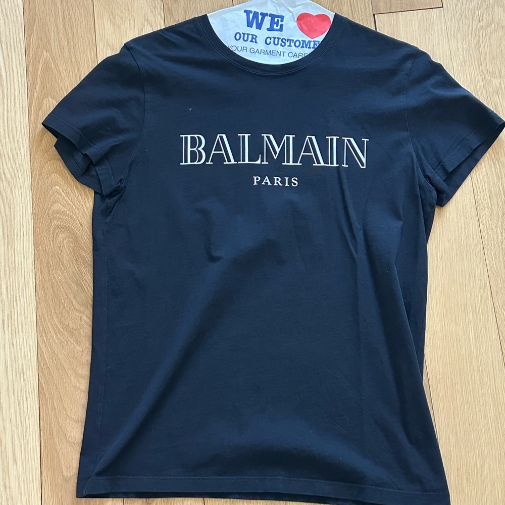 Balmain Paris Black T-Shirt
